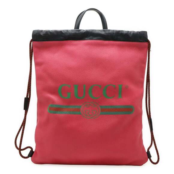 GUCCI Pink Leather Tote Bag - Picture 2 of 9